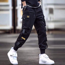 Load image into Gallery viewer, Streetwear Men's Multi Pockets Cargo Harem Pants Hip Hop Casual Male Track Pants Joggers Trousers Fashion Harajuku Men Pants
