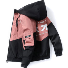 Load image into Gallery viewer, 2020 spring and autumn clothes Men Jacket Size 3XL Outwear Hooded  Coat Slim Parka men's hooded fashion printed jacket
