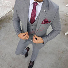 Load image into Gallery viewer, Latest Coat Pant Designs Double Breasted Men Suit Slim Fit Fashion Wedding Suits for Men Prom Groom Tuxedo Jacket with Pants Set
