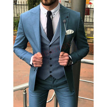 Load image into Gallery viewer, Latest Coat Pant Designs Double Breasted Men Suit Slim Fit Fashion Wedding Suits for Men Prom Groom Tuxedo Jacket with Pants Set
