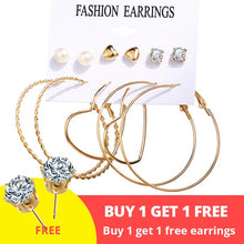 Load image into Gallery viewer, 17KM Vintage Tassel Acrylic Earrings For Women Bohemian Earrings Set Big Dangle Drop Earring 2020 Brincos Female Fashion Jewelry
