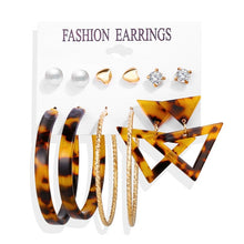 Load image into Gallery viewer, 17KM Vintage Tassel Acrylic Earrings For Women Bohemian Earrings Set Big Dangle Drop Earring 2020 Brincos Female Fashion Jewelry
