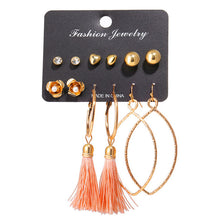 Load image into Gallery viewer, 17KM Vintage Tassel Acrylic Earrings For Women Bohemian Earrings Set Big Dangle Drop Earring 2020 Brincos Female Fashion Jewelry
