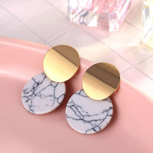Load image into Gallery viewer, IPARAM 2020 New Big Circle Round Hoop Earrings for Women's Fashion Statement Golden Punk Charm Earrings Party Jewelry
