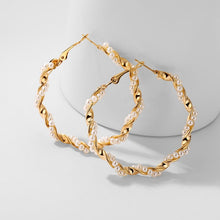 Load image into Gallery viewer, IPARAM 2020 New Big Circle Round Hoop Earrings for Women's Fashion Statement Golden Punk Charm Earrings Party Jewelry
