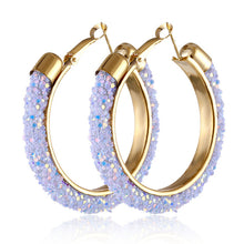Load image into Gallery viewer, IPARAM 2020 New Big Circle Round Hoop Earrings for Women's Fashion Statement Golden Punk Charm Earrings Party Jewelry
