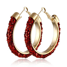 Load image into Gallery viewer, IPARAM 2020 New Big Circle Round Hoop Earrings for Women's Fashion Statement Golden Punk Charm Earrings Party Jewelry
