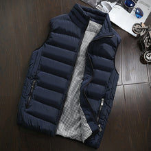Load image into Gallery viewer, Brand Clothing Vest Jacket Mens New Autumn Warm Sleeveless Jacket Male Winter Casual Waistcoat Men Vest Plus Size Veste Homme

