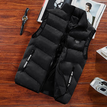 Load image into Gallery viewer, Fashion Mens Jacket Sleeveless Vest Spring Thermal Soft Vests Casual Coats Male Cotton Men's Vest Men Thicken Waistcoat 8XL
