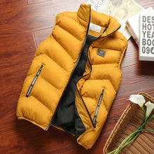 Load image into Gallery viewer, Fashion Mens Jacket Sleeveless Vest Spring Thermal Soft Vests Casual Coats Male Cotton Men's Vest Men Thicken Waistcoat 8XL
