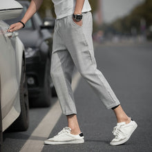 Load image into Gallery viewer, Casual Ankle-Length Plaid Pants Men Trousers Streetwear Jogger Pants Men Sweatpants Slim Fit Men Pants 2020 New
