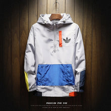 Load image into Gallery viewer, 2019 hot sale men's clothing brand men's outdoor waterproof jacket zipper jacket hooded design jacket jacket large size 5XL
