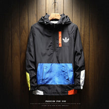 Load image into Gallery viewer, 2019 hot sale men's clothing brand men's outdoor waterproof jacket zipper jacket hooded design jacket jacket large size 5XL
