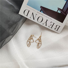Load image into Gallery viewer, Punk Human Face Drop Earrings For Women Retro Abstract Hollow out Statement Hand Metal Fashion Dangle Earring Jewelry
