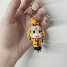 Load image into Gallery viewer, Animal Crossing  Silica Gel Keychain Fashion Game Animal Crossing Pendant Keyring
