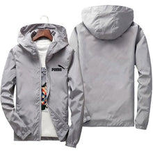 Load image into Gallery viewer, New Brand 2020 Spring Summer Men Jacket Thin Windbreaker Jaqueta Masculina Slim Fit Mens Hooded Bomber Jacket Mens Plus Size 6XL
