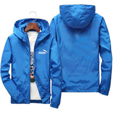 Load image into Gallery viewer, New Brand 2020 Spring Summer Men Jacket Thin Windbreaker Jaqueta Masculina Slim Fit Mens Hooded Bomber Jacket Mens Plus Size 6XL
