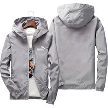Load image into Gallery viewer, New Brand 2020 Spring Summer Men Jacket Thin Windbreaker Jaqueta Masculina Slim Fit Mens Hooded Bomber Jacket Mens Plus Size 6XL

