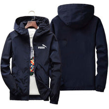 Load image into Gallery viewer, New Brand 2020 Spring Summer Men Jacket Thin Windbreaker Jaqueta Masculina Slim Fit Mens Hooded Bomber Jacket Mens Plus Size 6XL
