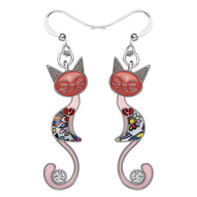 Load image into Gallery viewer, NPKDS 2 Style Elegant Birdie Ear Stud Earrings Rhinestone Dangle Long Tassels Earring for Women Hoop earrings Wedding Jewelry
