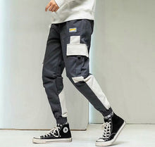 Load image into Gallery viewer, Streetwear Men's Multi Pockets Cargo Harem Pants Hip Hop Casual Male Track Pants Joggers Trousers Fashion Harajuku Men Pants
