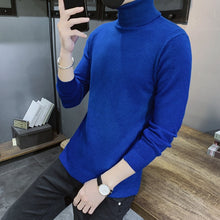 Load image into Gallery viewer, 2019 Winter New Men's Turtleneck Sweaters Black Sexy Brand Knitted Pullovers Men Solid Color Casual Male Sweater Autumn Knitwear
