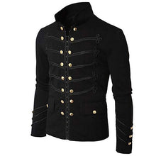 Load image into Gallery viewer, 2019 Brand Mens Vintage Blazer Coats Chinese Style Business Dress Blazers Casual Stand Collar Jackets Male Slim Fit Suit Jacket
