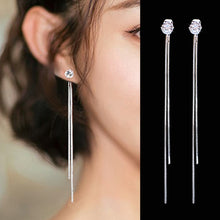Load image into Gallery viewer, NPKDS Unique Long Drop Earrings Bird Pendant Tassel Crystal Pendant Earrings Ladies Jewelry Design
