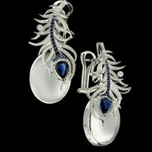 Load image into Gallery viewer, NPKDS Unique Long Drop Earrings Bird Pendant Tassel Crystal Pendant Earrings Ladies Jewelry Design
