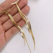 Load image into Gallery viewer, NPKDS Unique Long Drop Earrings Bird Pendant Tassel Crystal Pendant Earrings Ladies Jewelry Design
