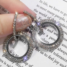 Load image into Gallery viewer, NPKDS Unique Long Drop Earrings Bird Pendant Tassel Crystal Pendant Earrings Ladies Jewelry Design

